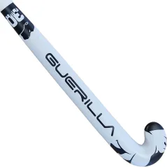 🔥 Guerilla Silverback C30 Low Bend Hockey Stick - White (2023/24) | Next Day Delivery 🔥