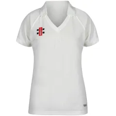 Grey Nicolls Matrix Damen Kurzarm Cricket Shirt  - Cricket-Kleidung