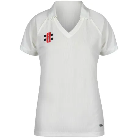 Grey Nicolls Matrix Damen Kurzarm Cricket Shirt  - Cricket-Kleidung