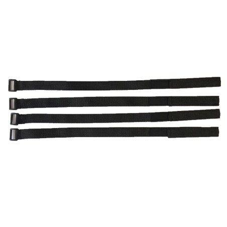 Correas de protección para piernas TK - Negro - Accesorios de