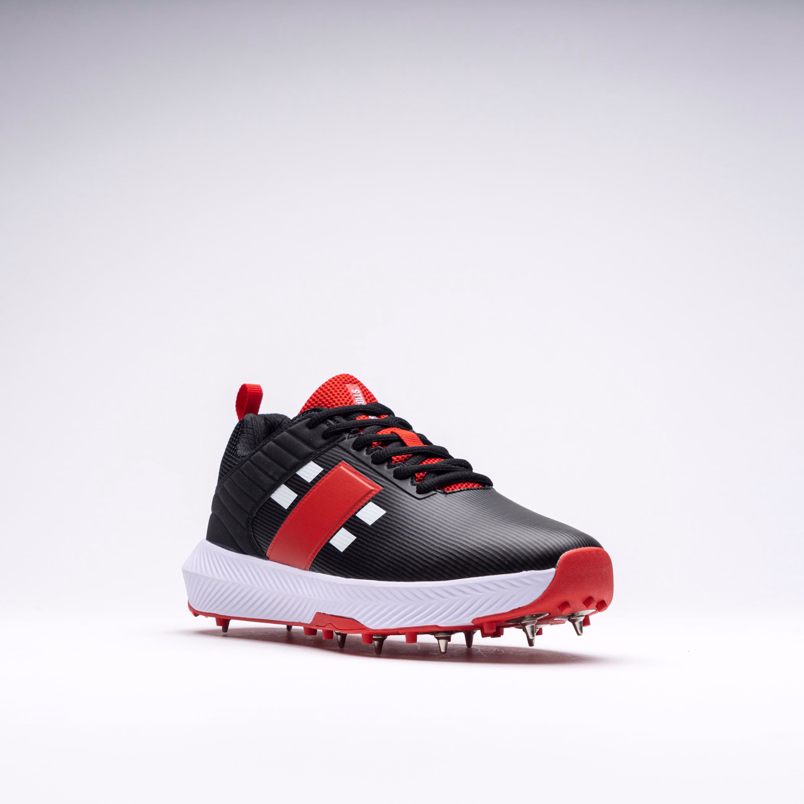 Gray-Nicolls Players 3.0 Spike Cricket Shoes - Black/White/Red (2024) - Gray-Nicolls Players 3.0 Spike Cricket Shoes - Black/White/Red (2024) - Gray-Nicolls Players 3.0 Spike Cricket Shoes - Black/Whi