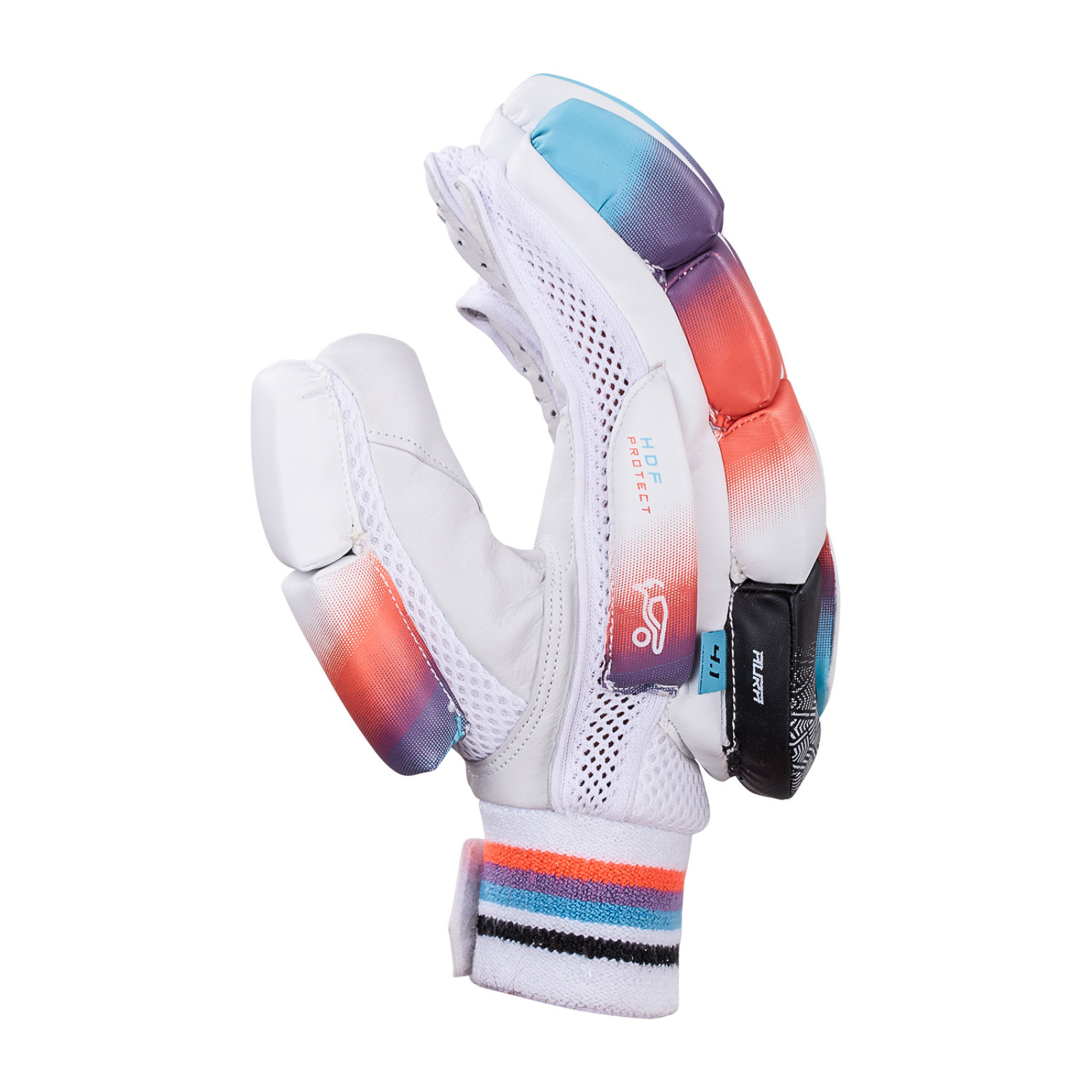 Kookaburra Aura 4.1 Cricket Gloves (2024) - Side View