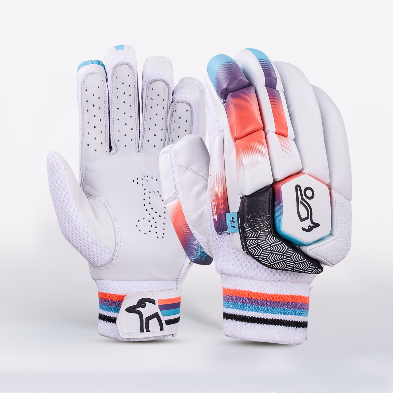 Kookaburra Aura 4.1 Cricket Gloves (2024) - Back View