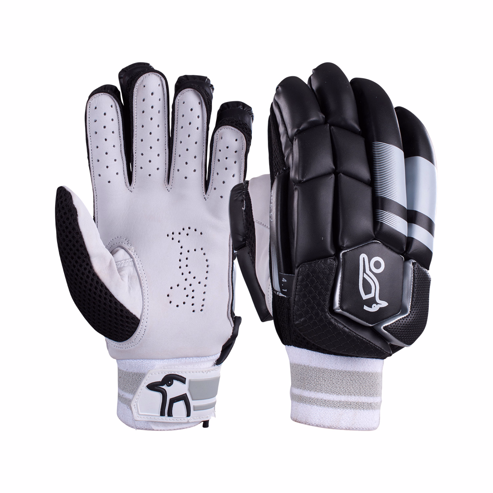 Kookaburra 4.1 T/20 Black Batting Gloves (2026) - Kookaburra 4.1 T/20 Black Batting Gloves (2026) - Kookaburra 4.1 T/20 Black Ba
