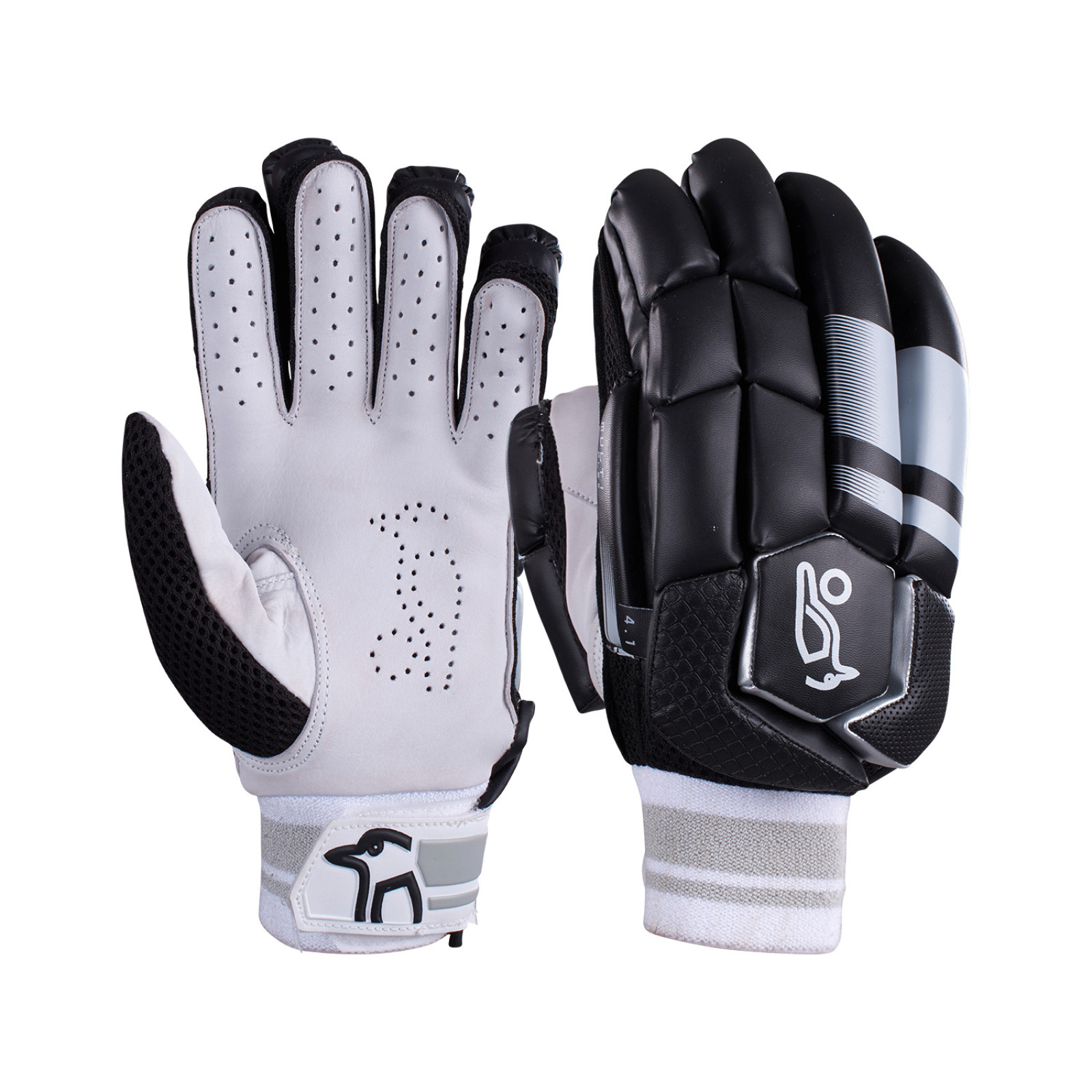 Kookaburra 4.1 T/20 Black Batting Gloves (2024) - Image 1 of 4