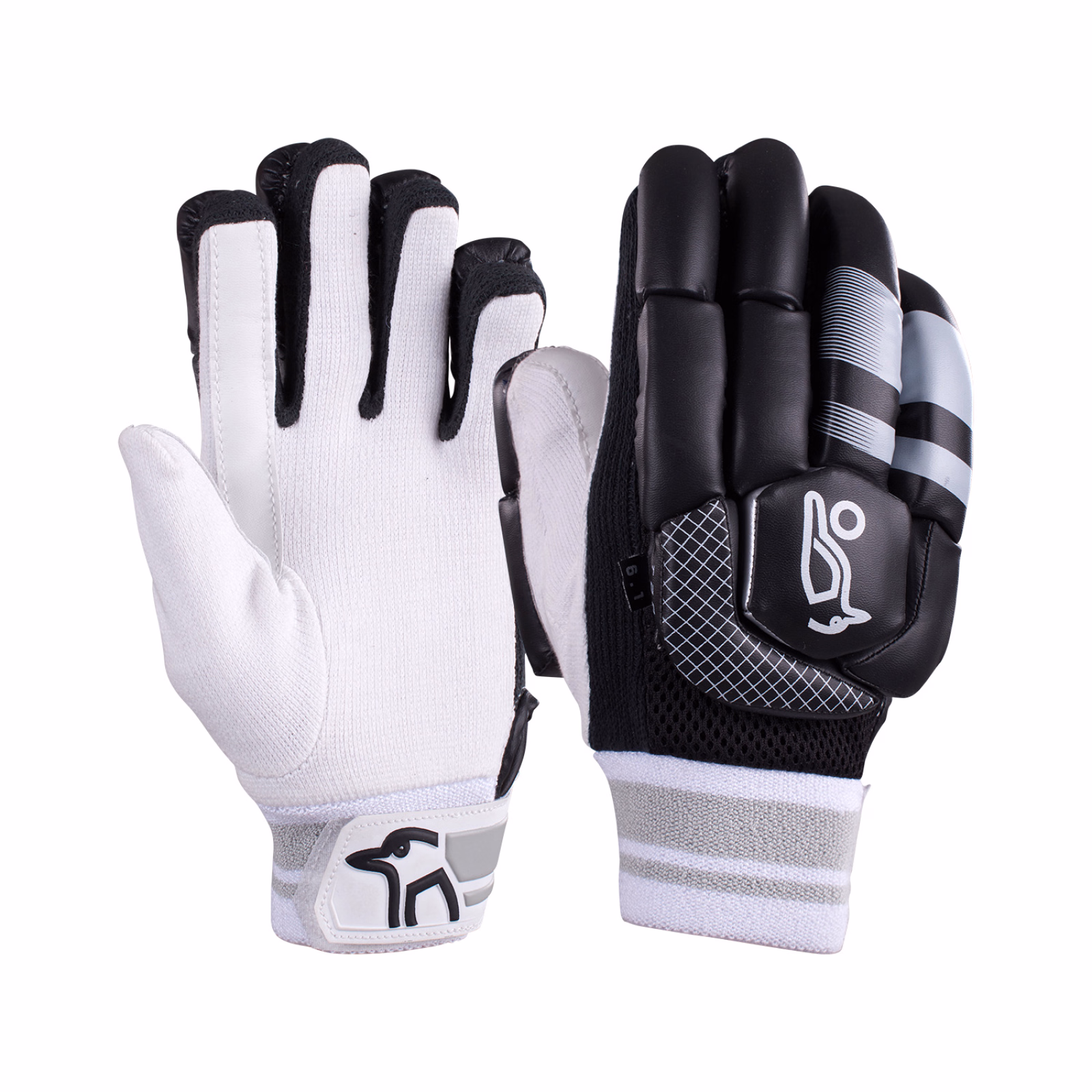 Kookaburra 6.1 T/20 Black Batting Gloves (2026) - Kookaburra 6.1 T/20 Black Batting Gloves (2026) - Kookaburra 6.1 T/20 Black Ba