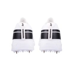 Kookaburra KC Players Spike Cricket Shoes - White/Black (2024) - Kookaburra KC Players Spike Cricket Shoes - White/Black (2024) 