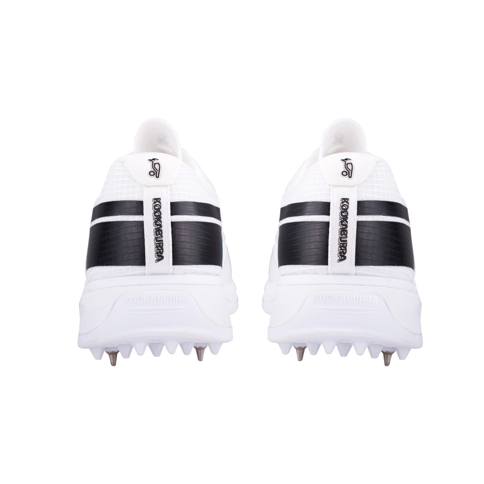 Kookaburra KC Players Spike Cricket Shoes - White/Black (2024) - Kookaburra KC Players Spike Cricket Shoes - White/Black (2024) 