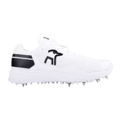 Kookaburra KC Players Spike Cricket Shoes - White/Black (2024) - Kookaburra KC Players Spike Cricket Shoes - White/Black (2024) 