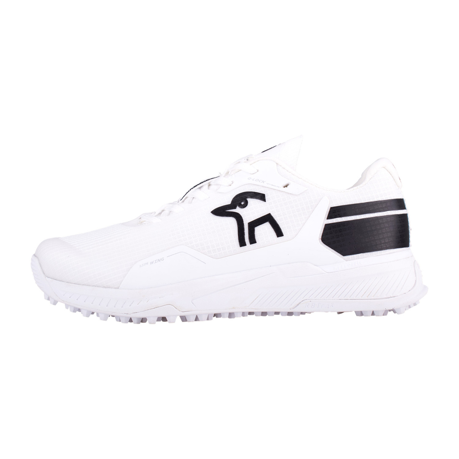 Kookaburra KC Players Rubber Cricket Shoes - White/Black (2024) - View 3 of 7