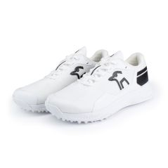 Kookaburra KC Players Rubber Cricket Shoes - White/Black (2024) - Kookaburra KC Players Rubber Cricket Shoes - White/Black (2024