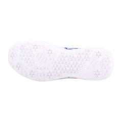 Kookaburra KC 1.0 Rubber Cricket Shoes - White/Blue/Red (2024) - Back View