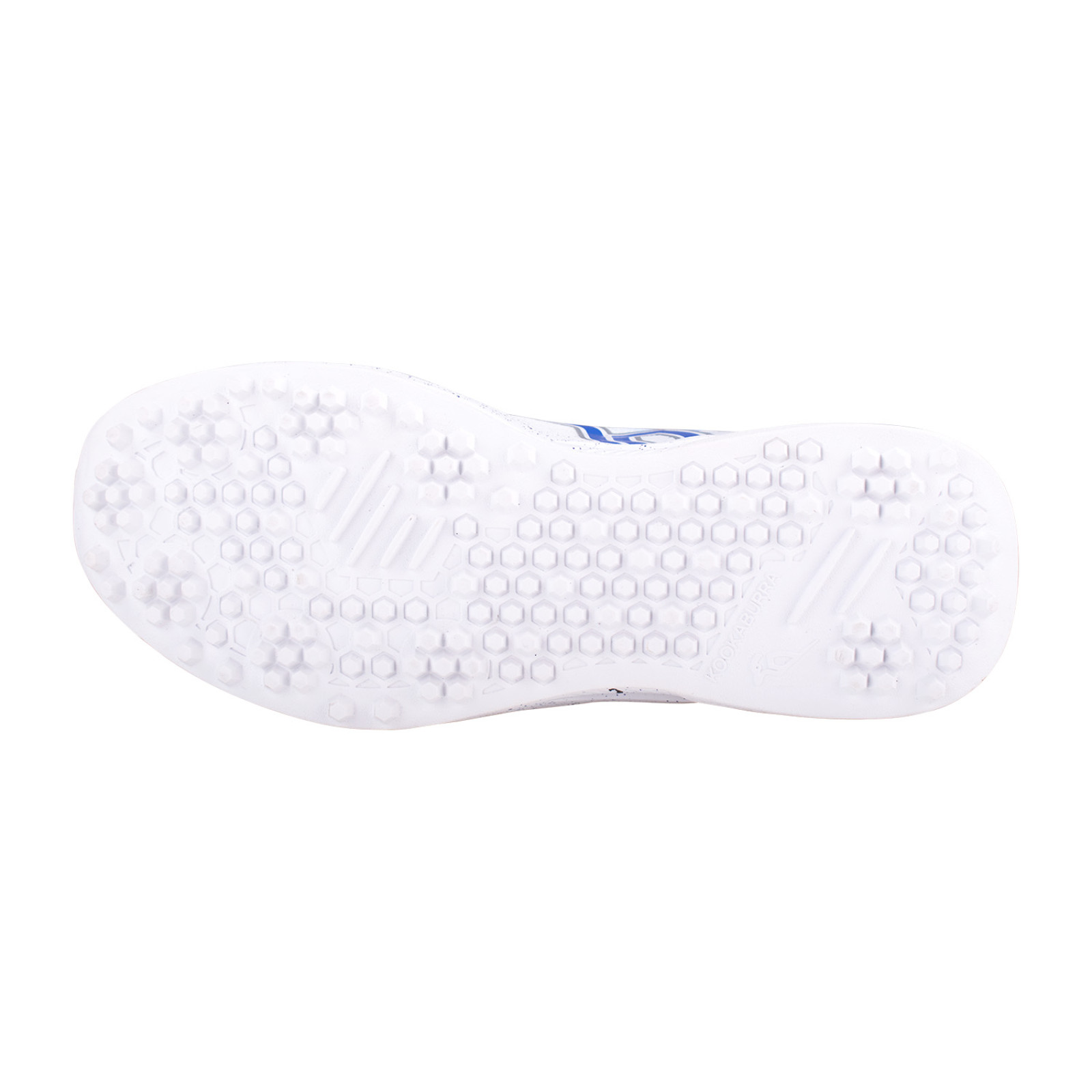 Kookaburra KC 1.0 Rubber Cricket Shoes - White/Blue/Red (2024) - Kookaburra KC 1.0 Rubber Cricket Shoes - White/Blue/Red (2024) 