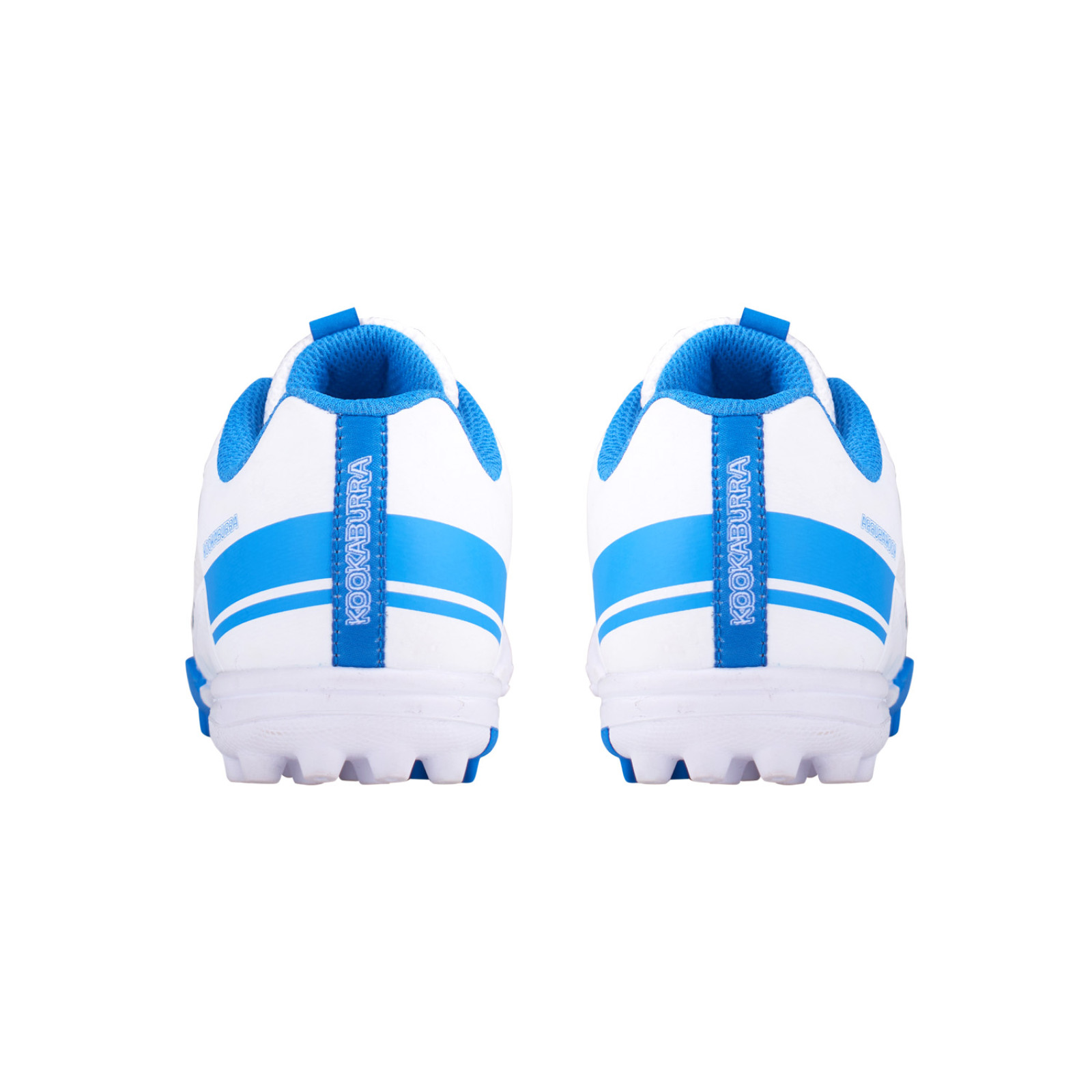 Kookaburra KC 5.0 Rubber Junior Cricket Shoes - White/Royal (2024) - Kookaburra KC 5.0 Rubber Junior Cricket Shoes - White/Royal