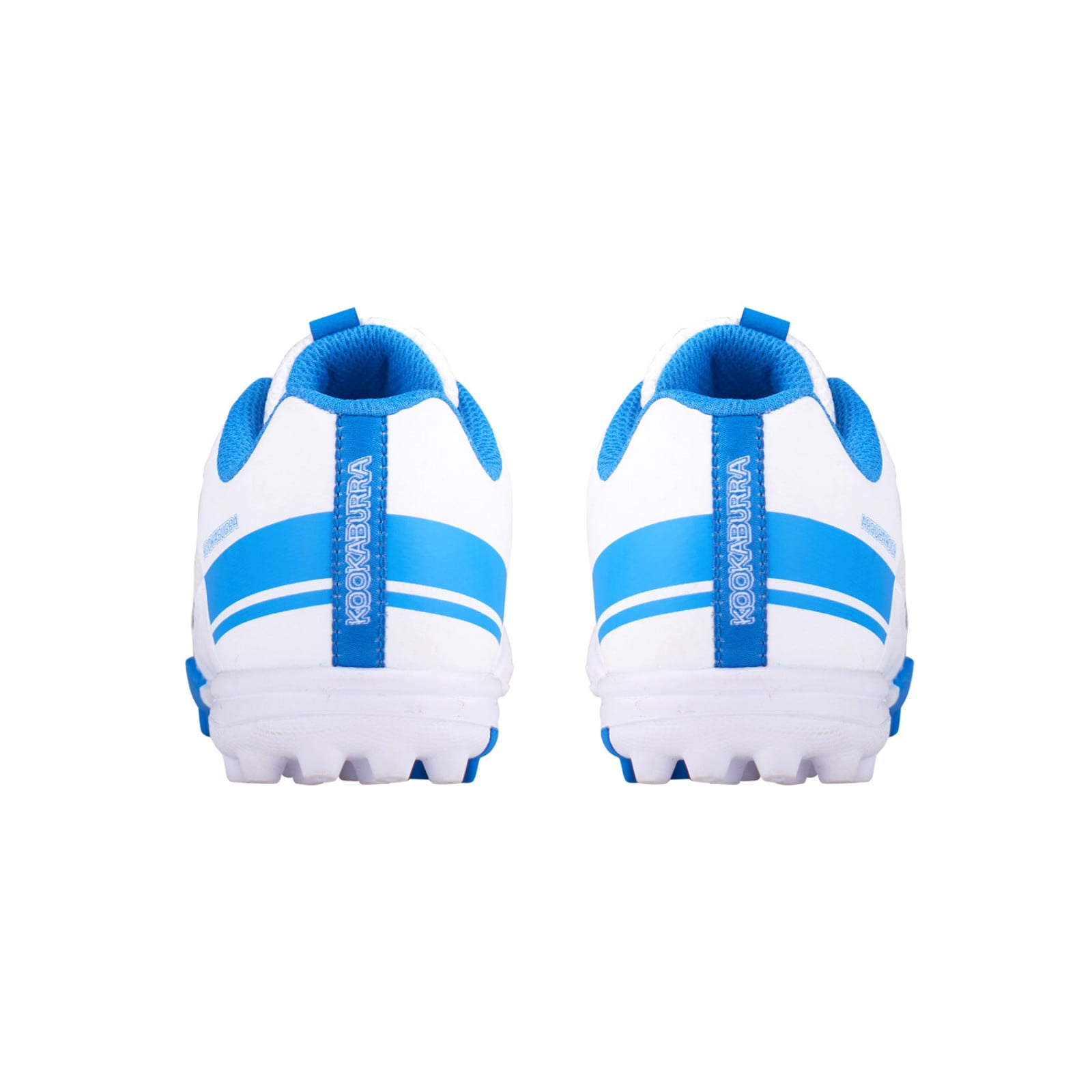 Kookaburra KC 5.0 Rubber Junior Cricket Shoes - White/Royal (2024) - Kookaburra KC 5.0 Rubber Junior Cricket Shoes - White/Royal