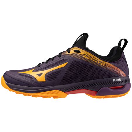 Mizuno Wave Panthera Hockey Shoes - Purple/Orange