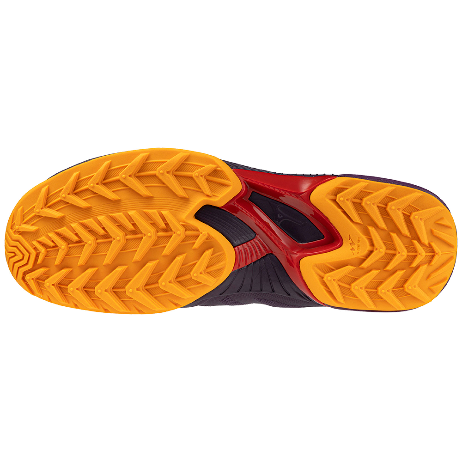 Mizuno Wave Panthera Hockeyschuhe - Lila/Orange (2024) - Side View
