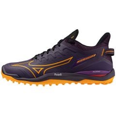 Zapatillas de hockey Mizuno Wave Leopardus - Morado/Naranja (2024) - Zapatillas de hockey Mizuno Wave Leopardus - Morado/Naranja