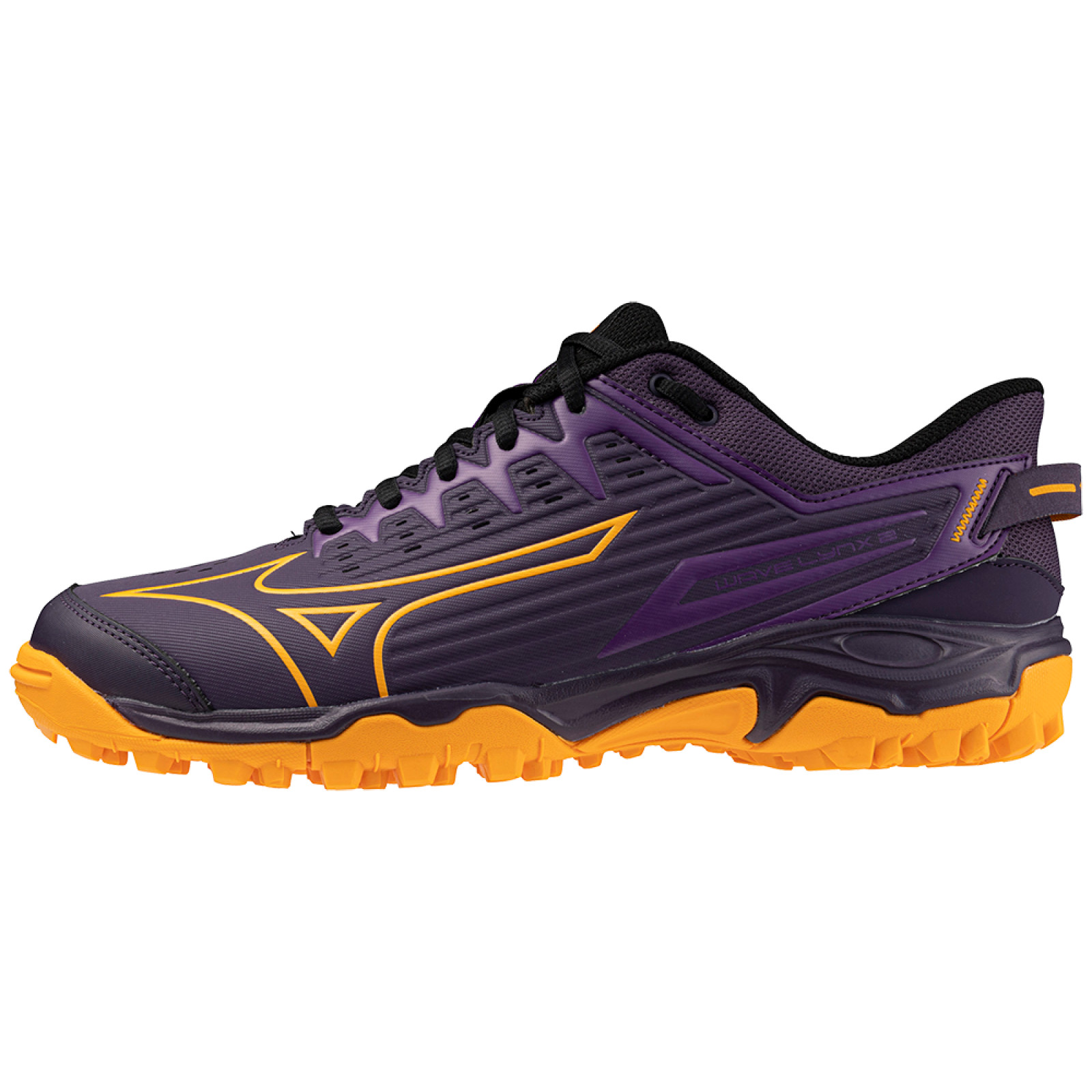 Mizuno Wave Lynx 2 Hockey Shoes - Purple/Orange (2024) - Image 1 of 2