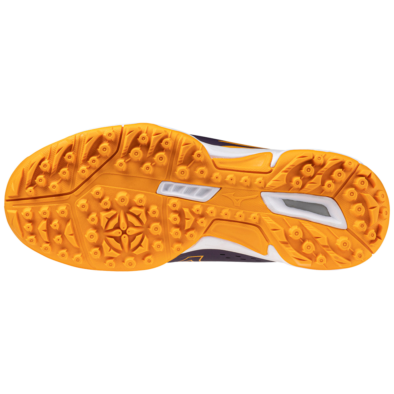 Zapatillas de hockey juvenil Mizuno Wave Lynx 2 - Morado/Naranja (2024) - Zapatillas de hockey juvenil Mizuno Wave Lynx 2 - Mora