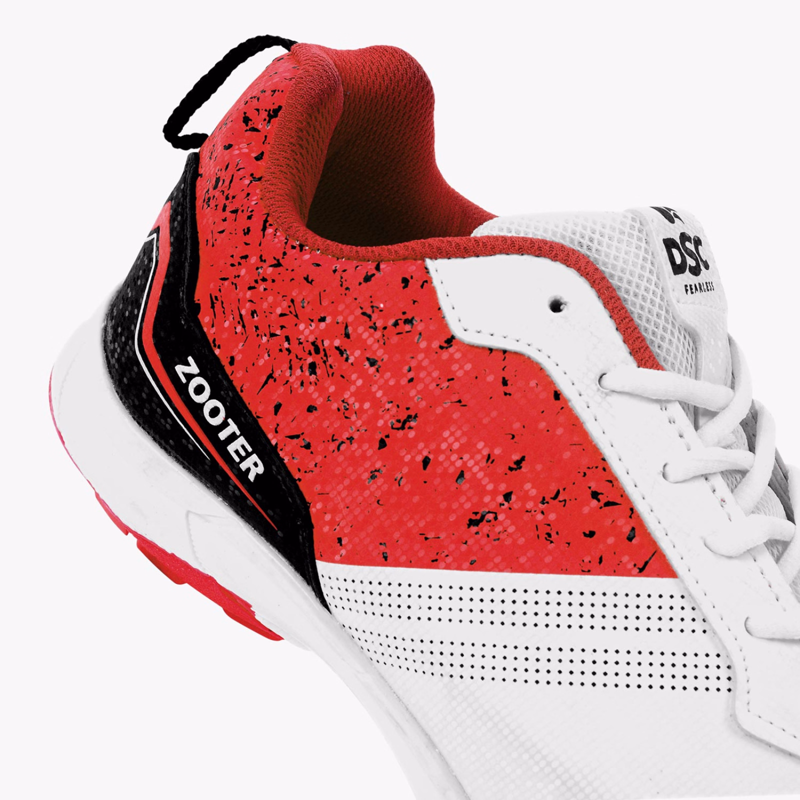 DSC Zooter Junior Rubber Cricket Shoes - White/Red (2024) - DSC Zooter Junior Rubber Cricket Shoes - White/Red (2024) - DSC Zooter Junior Rubber Cricket Shoes - White/Red (2024) - DSC Zoot