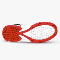 DSC Zooter Junior Rubber Cricket Shoes - White/Red (2024) - DSC Zooter Junior Rubber Cricket Shoes - White/Red (2024) - DSC Zoot