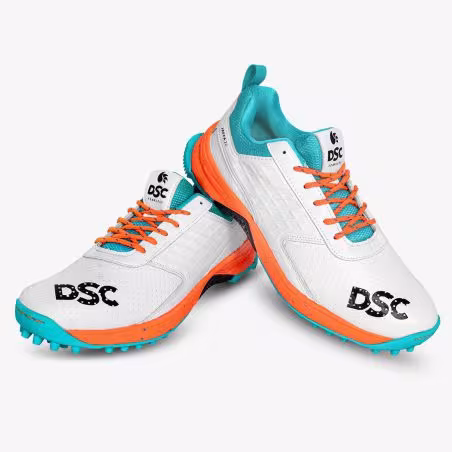 DSC Jaffa 22 Rubber Cricket Shoes - White/Orange (2024) - DSC Jaffa 22 Rubber Cricket Shoes - White/Orange (2024) - DSC Jaffa 22