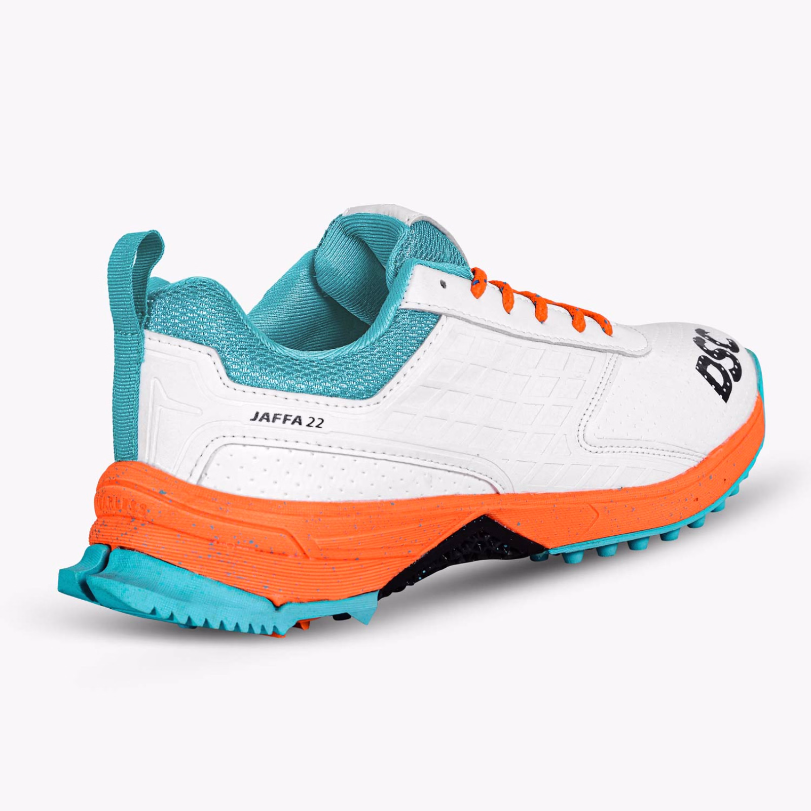 DSC Jaffa 22 Rubber Cricket Shoes - White/Orange (2024) - DSC Jaffa 22 Rubber Cricket Shoes - White/Orange (2024) - DSC Jaffa 22