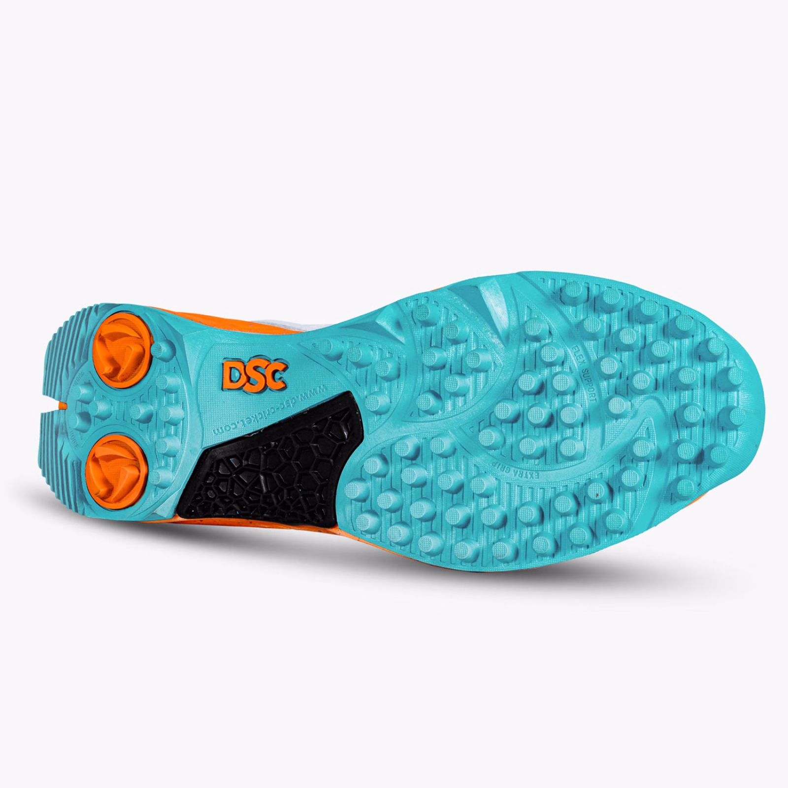 DSC Jaffa 22 Rubber Cricket Shoes - White/Orange (2024) - DSC Jaffa 22 Rubber Cricket Shoes - White/Orange (2024) - DSC Jaffa 22