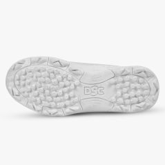 DSC Rigor X Junior Rubber Cricket Shoes - White/Black (2025) - DSC Rigor X Junior Rubber Cricket Shoes - White/Black (2025) - DS
