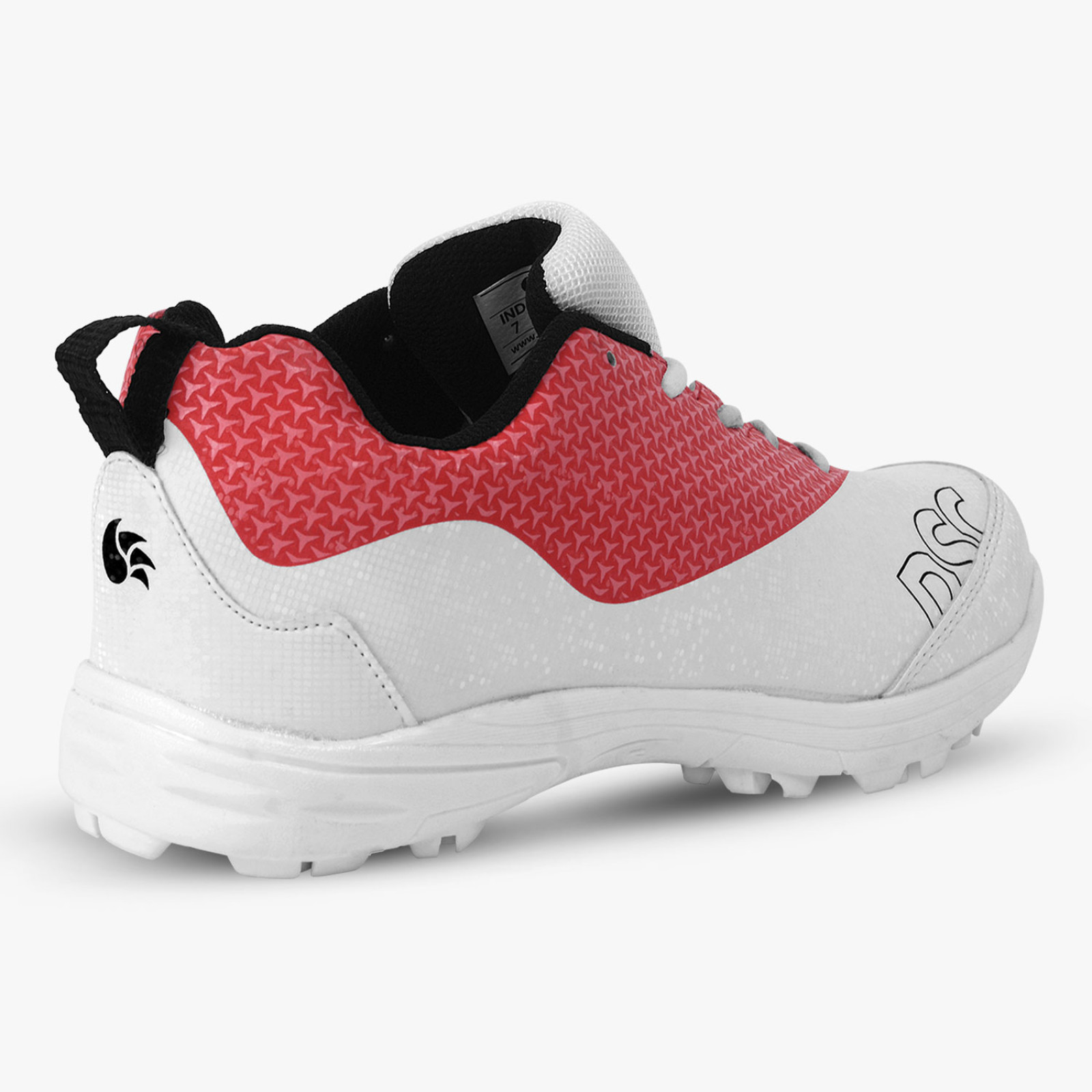 DSC Rigor X Rubber Cricket Shoes - White/Red (2025) - DSC Rigor X Rubber Cricket Shoes - White/Red (2024) - DSC Rigor X Rubber Cricket Shoes - White/Red (2024) - DSC Rigor X Rubber C