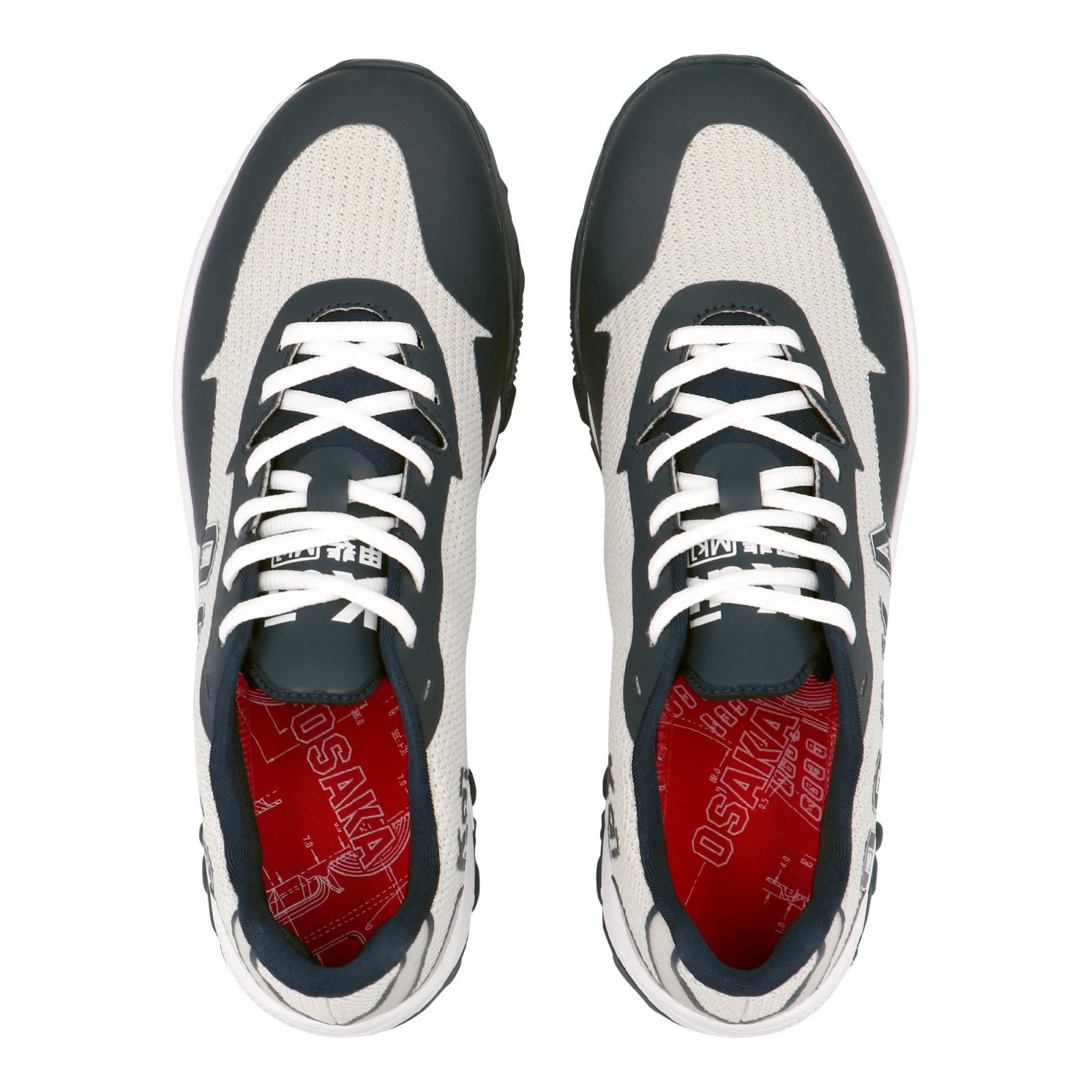 Zapatillas de hockey juvenil Osaka KAI MK1 - Gris/Azul marino (2024) - Zapatillas de hockey juvenil Osaka KAI MK1 - Gris/Azul ma