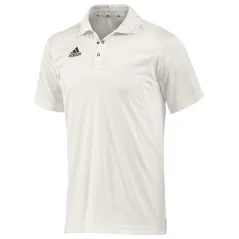 Camisa de cricket junior de manga corta de Adidas - Ropa junior