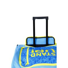 OBO Stand-Up Wheelie Bag - Blue - Close-up