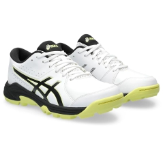 Asics Gel-Peake 2 GS Junior Hockey Shoes - White/Yellow (2023/24) - View 4 of 7