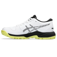 Asics Gel-Peake 2 GS Junior Hockey Shoes - White/Yellow (2023/24) - Asics Gel-Peake 2 GS Junior Hockey Shoes - White/Yellow (202