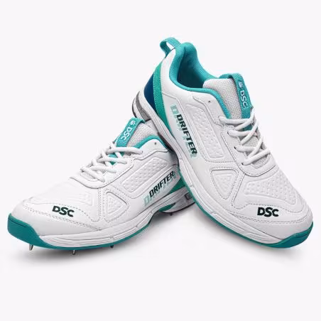 DSC Drifter Cricket Shoes - Cyan (2024) - DSC Drifter Cricket Shoes - Cyan (2024) - DSC Drifter Cricket Shoes - Cyan (2024) - DS