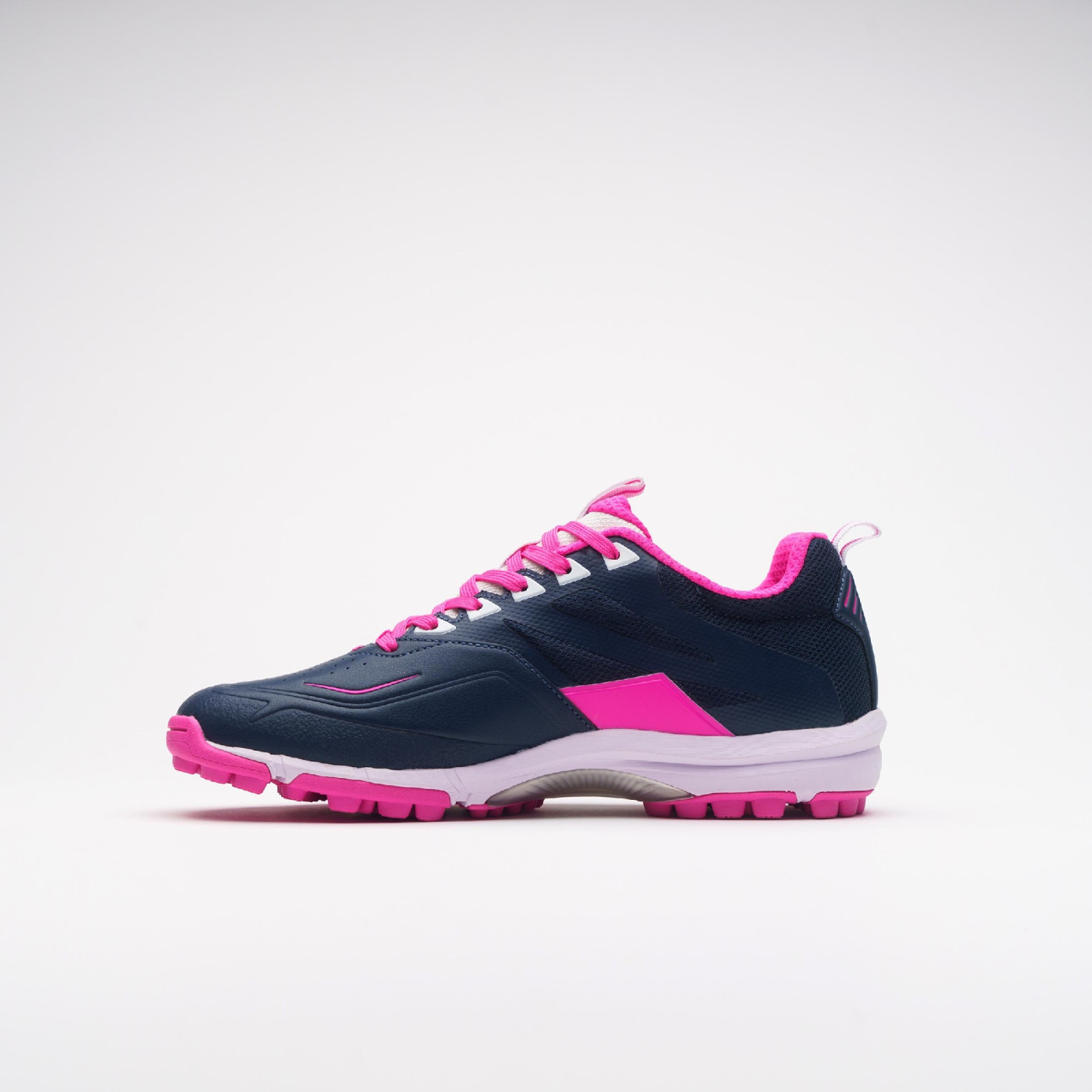 Grays Stealth 1.0 Junior Hockey Shoes - Navy/Pink (2024/25) - Grays Stealth 1.0 Junior Hockey Shoes - Navy/Pink (2024/25) - Gray