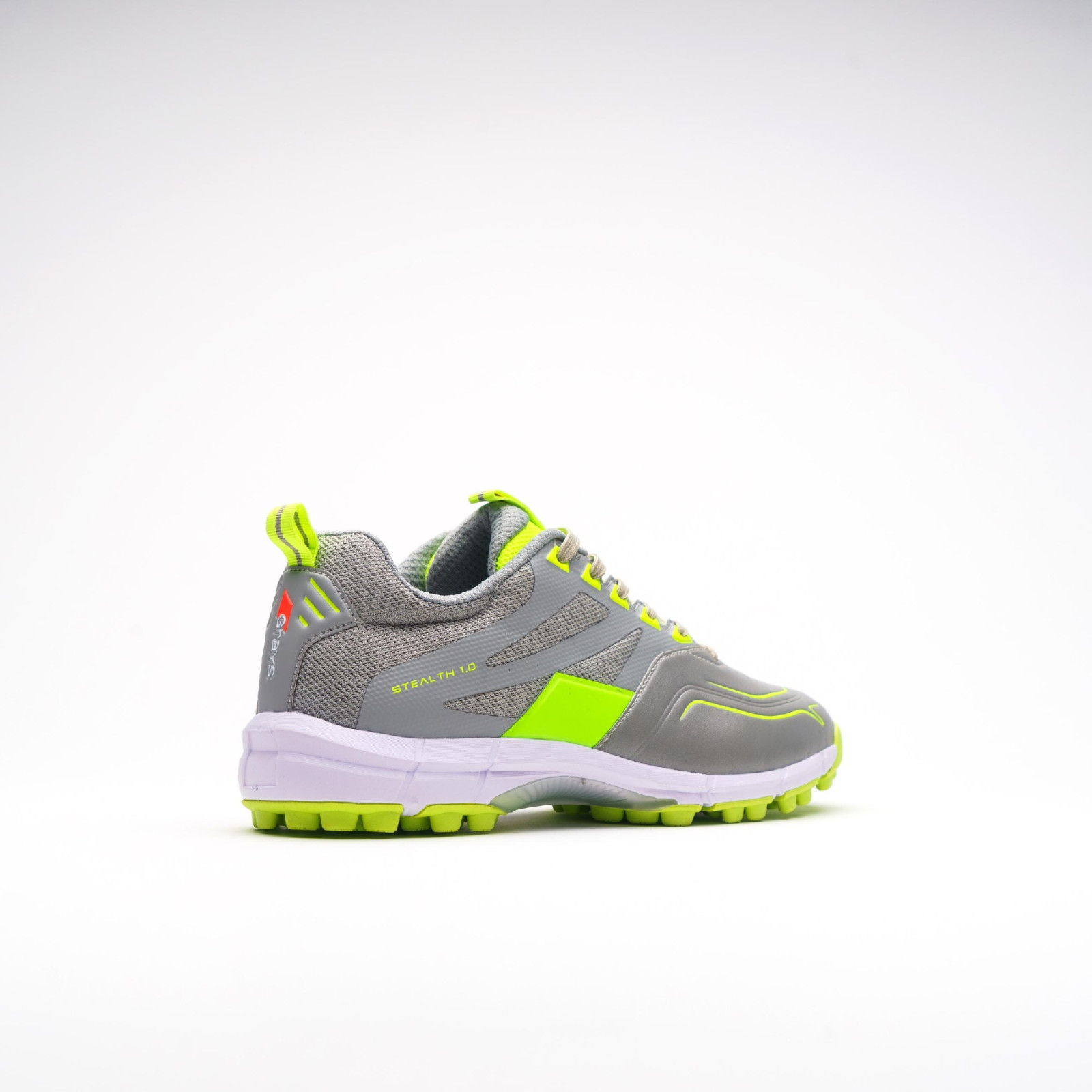 Grays Stealth 1.0 Hockey Shoes - Grey/Fluo Yellow (2024/25) - Grays Stealth 1.0 Hockey Shoes - Grey/Fluo Yellow (2024/25) - Gray