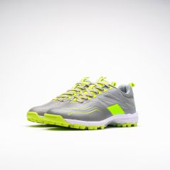 Grays Stealth 1.0 Hockey Shoes - Grey/Fluo Yellow (2024/25) - Grays Stealth 1.0 Hockey Shoes - Grey/Fluo Yellow (2024/25) - Gray