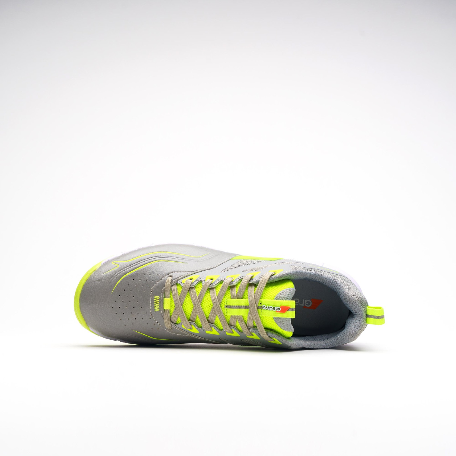 Grays Stealth 1.0 Hockey Shoes - Grey/Fluo Yellow (2024/25) - Grays Stealth 1.0 Hockey Shoes - Grey/Fluo Yellow (2024/25) - Gray