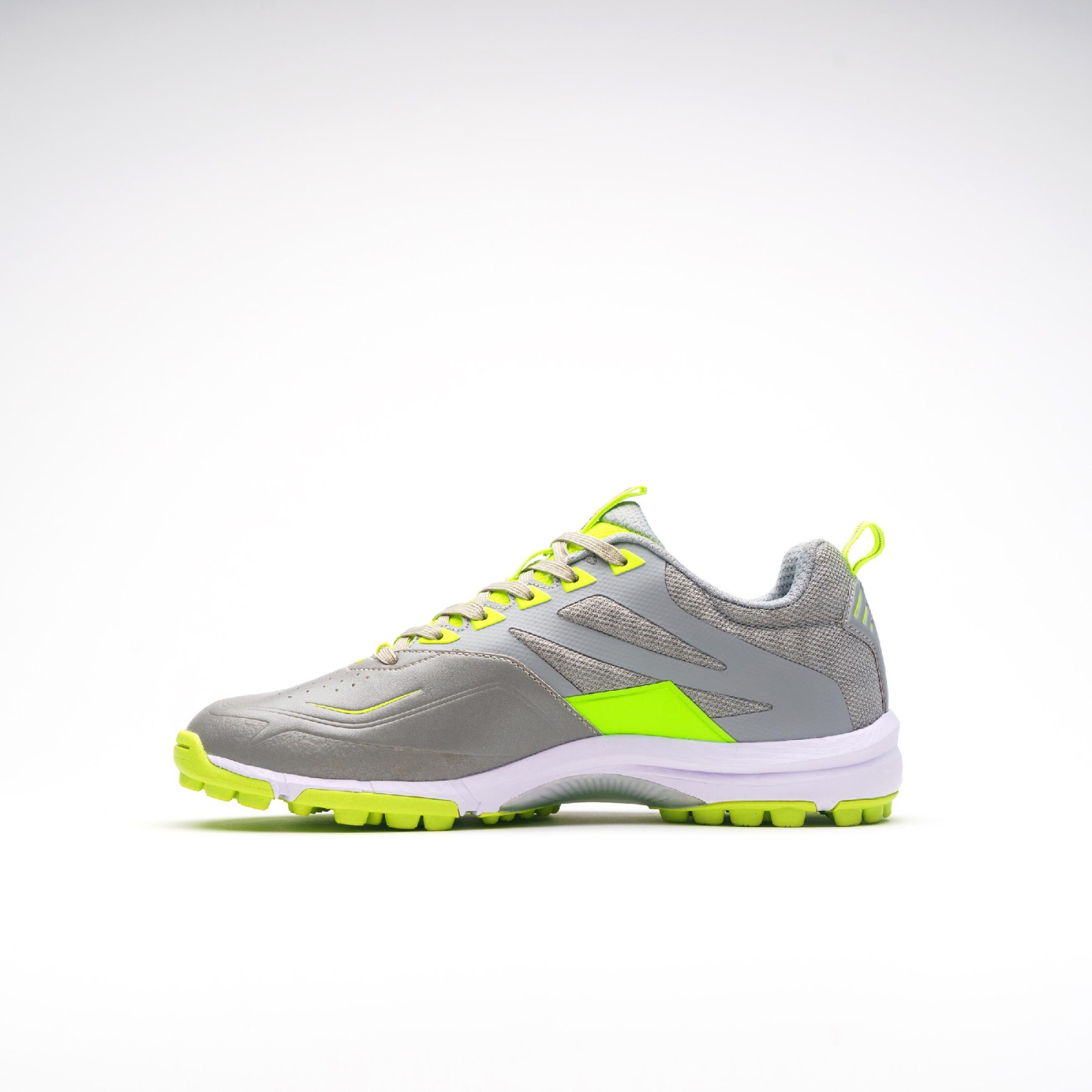 Grays Stealth 1.0 Hockey Shoes - Grey/Fluo Yellow (2024/25) - Grays Stealth 1.0 Hockey Shoes - Grey/Fluo Yellow (2024/25) - Gray