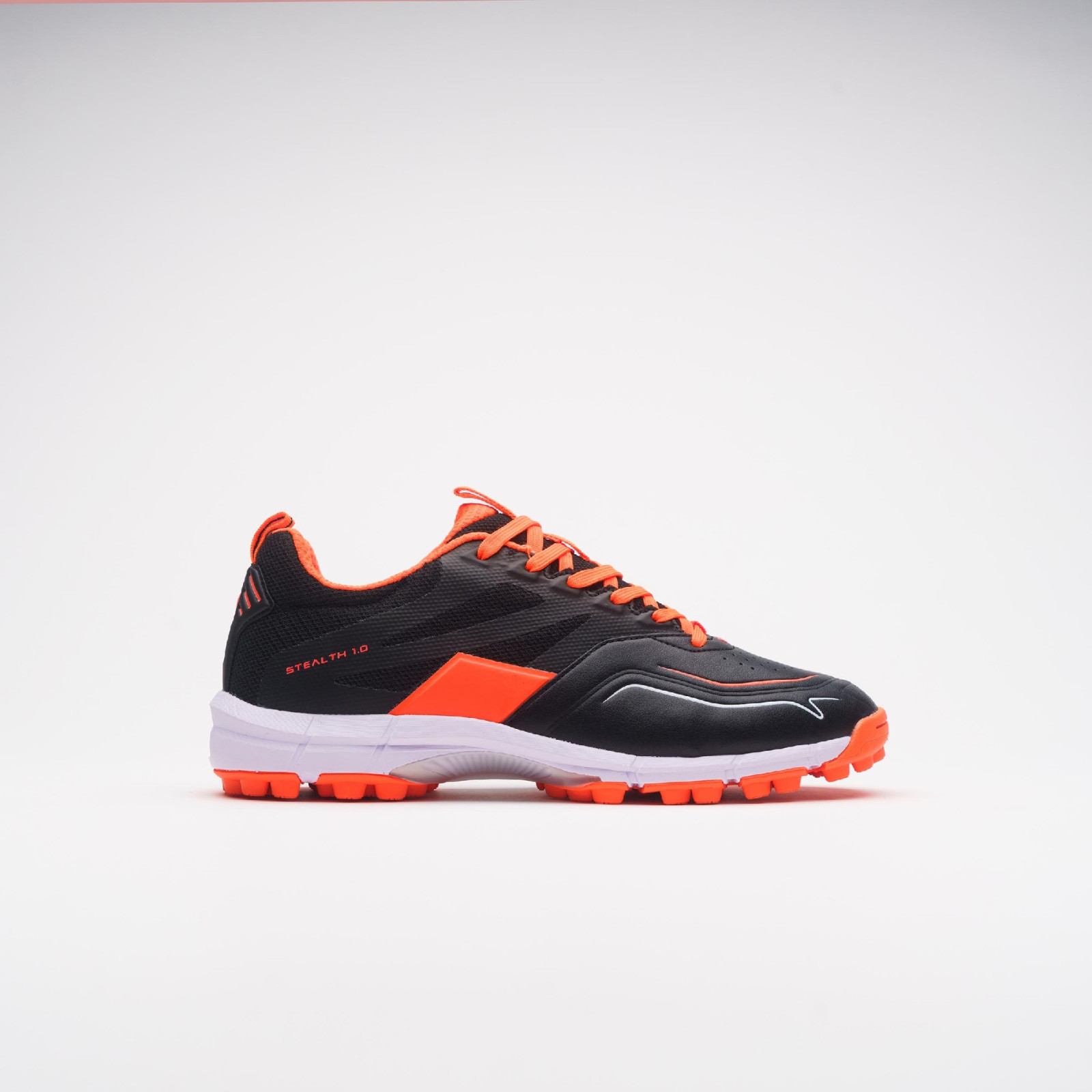 Grays Stealth 1.0 Junior Hockey Shoes - Black/Orange (2026/27) - Grays Stealth 1.0 Junior Hockey Shoes - Black/Orange (2025/26) - Grays Stealth 1.0 Junior Hockey Shoes - Black/Orange (2025/26) 