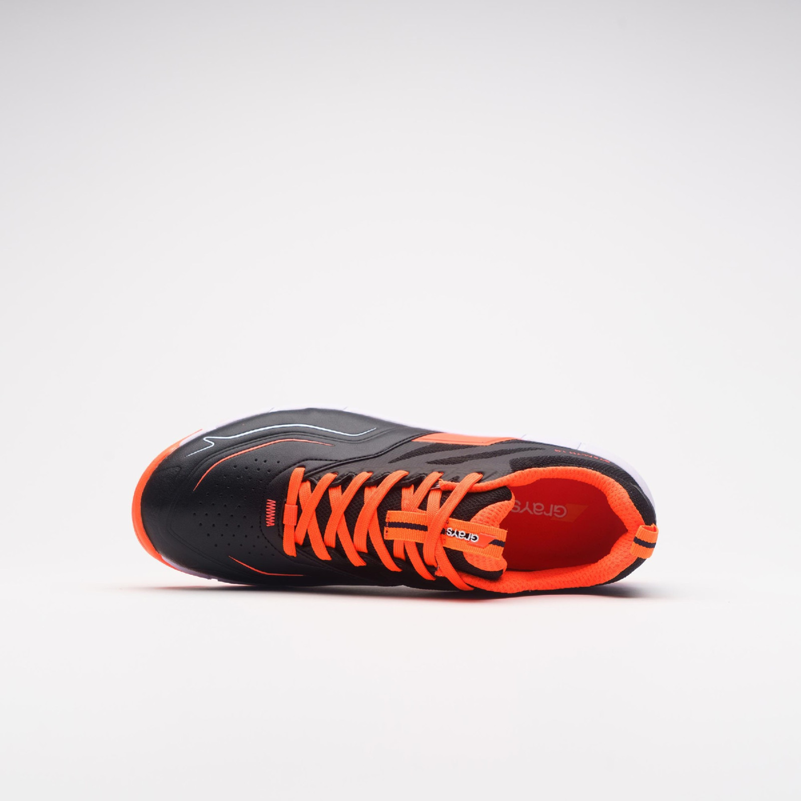 Grays Stealth 1.0 Junior Hockey Shoes - Black/Orange (2026/27) - Grays Stealth 1.0 Junior Hockey Shoes - Black/Orange (2025/26) - Grays Stealth 1.0 Junior Hockey Shoes - Black/Orange (2025/26) 
