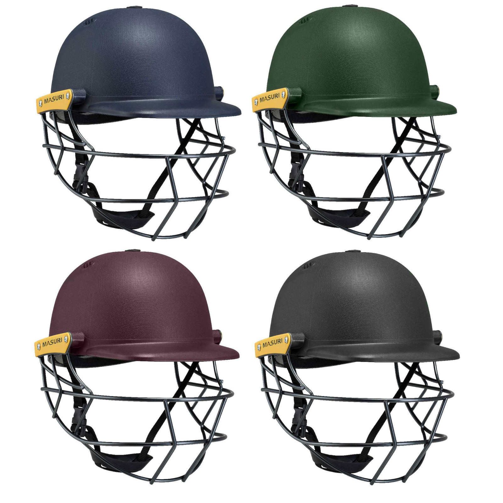Masuri C Line Senior Cricket Helmet (Steel Grille) - Masuri C Line Senior Cricket Helmet (Steel Grille) - Masuri C Line Senior C