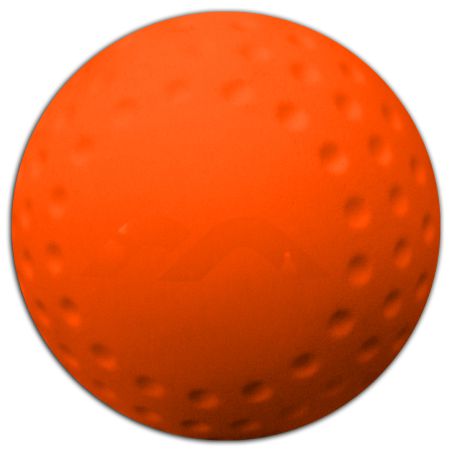 Mercian Genesis Match Dimple Hockey Ball - Orange (2025/26)