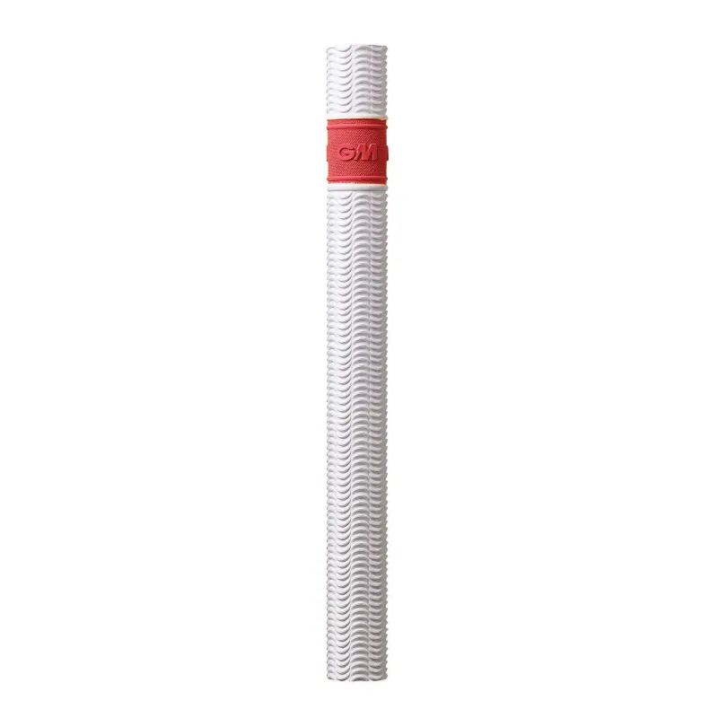 White/Red GM Ripple Grips 