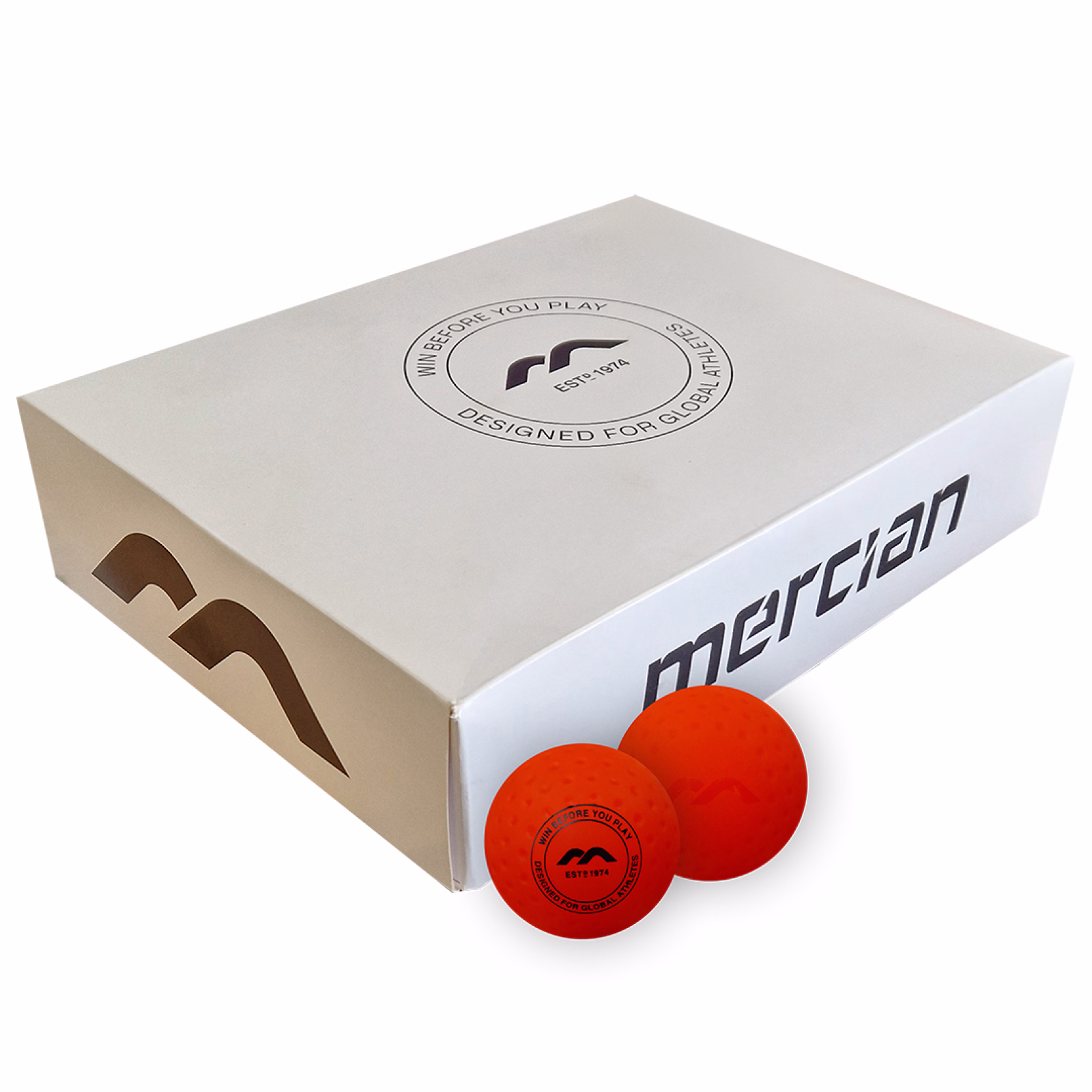 Mercian Genesis Orange Dimple Training Balls - Box of 12 (2024/25) - Mercian Genesis Oranje Dimple Trainingsballen - Doos van 12 (2024/25)