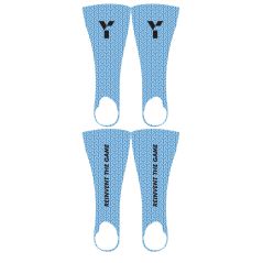 Y1 Sublimated Shin Liners - Blue (2024/25)