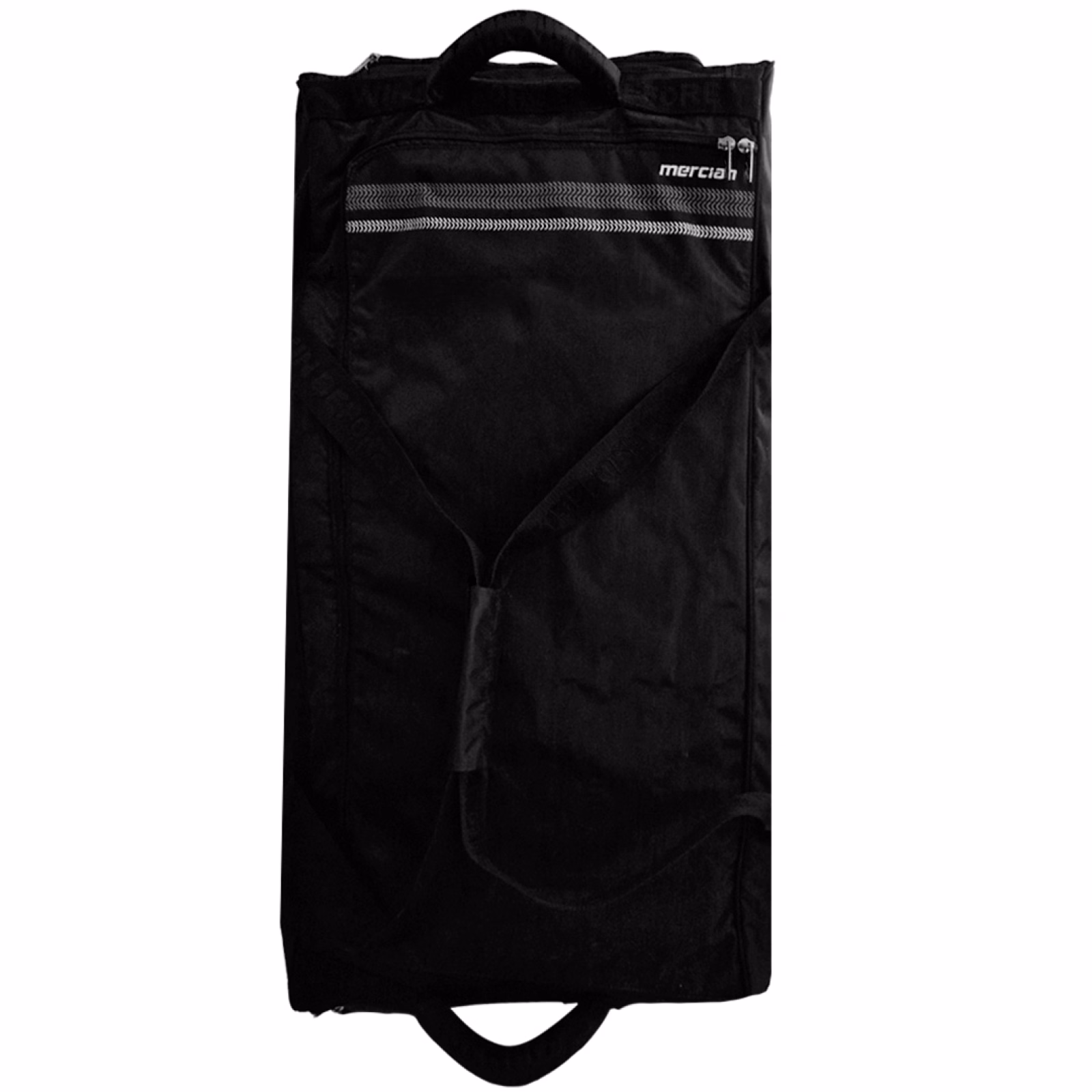 Mercian EVO 1 Goalie Bag - Black (2024/25) - Mercian EVO 1 Goalie Bag - Black (2024/25) - Side View